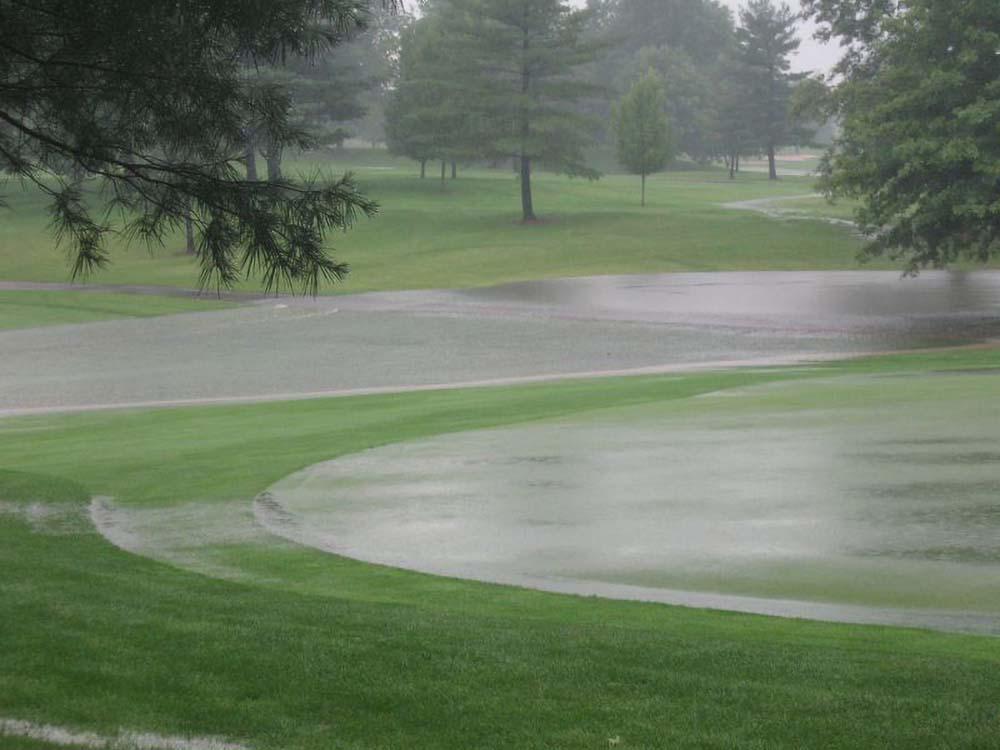 Mẹo chơi golf dưới trời mưa